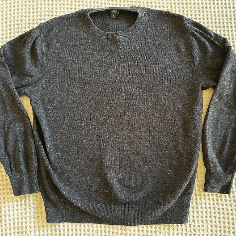 J. Crew Black Sweater (Men's Medium)